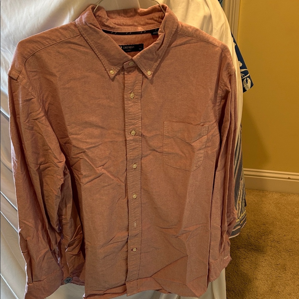 Daniel Cremieux Men's Casual Pink Button-Down Shirt
